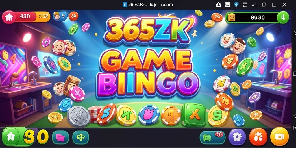 Screenshot gameplay Bingo yang menunjukkan suasana seru dalam permainan.