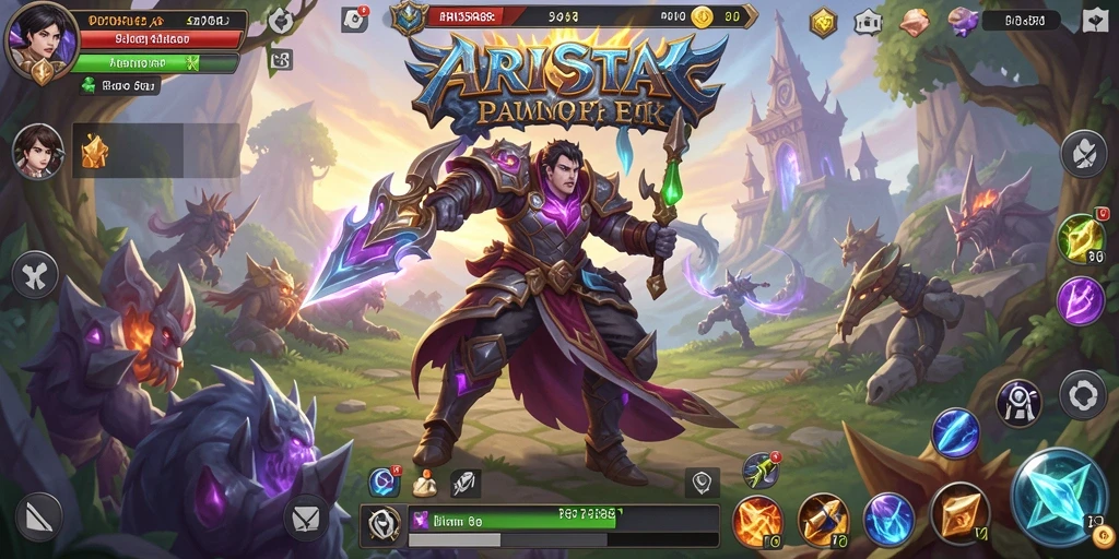 Gameplay ARISTA88 menampilkan pertempuran epik dalam dunia MMORPG yang memukau.
