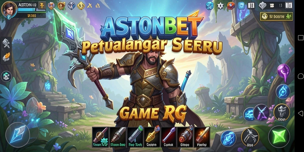 Screenshot ASTONBET menampilkan pertarungan epik dan karakter yang menarik.