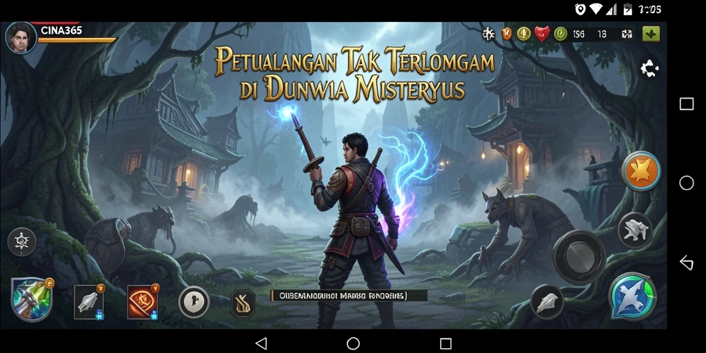 Tangkapan layar dari gameplay CINA365 yang menunjukkan petualangan mendebarkan.