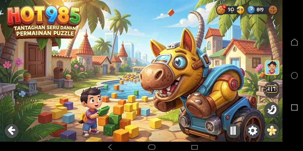 Tampilan gameplay HOT985 yang penuh tantangan dan keseruan.