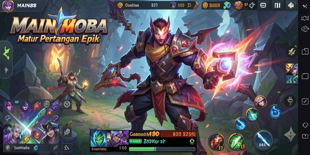 Gameplay seru di <strong>MAIN88</strong> yang menampilkan pertarungan tim.