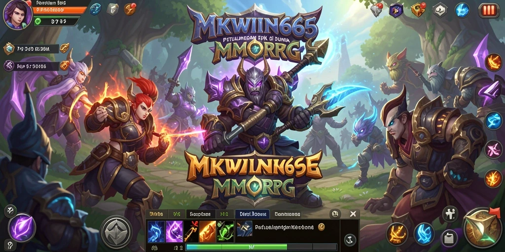 Tampilan gameplay menarik dari MKWIN666 yang memikat pemain.