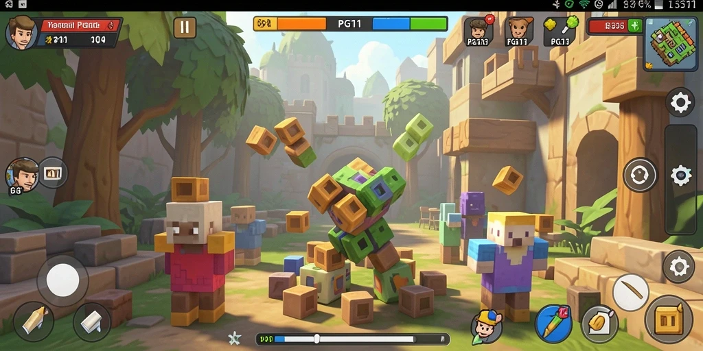 Screenshot utama PG11 menampilkan gameplay Puzzle yang menarik.