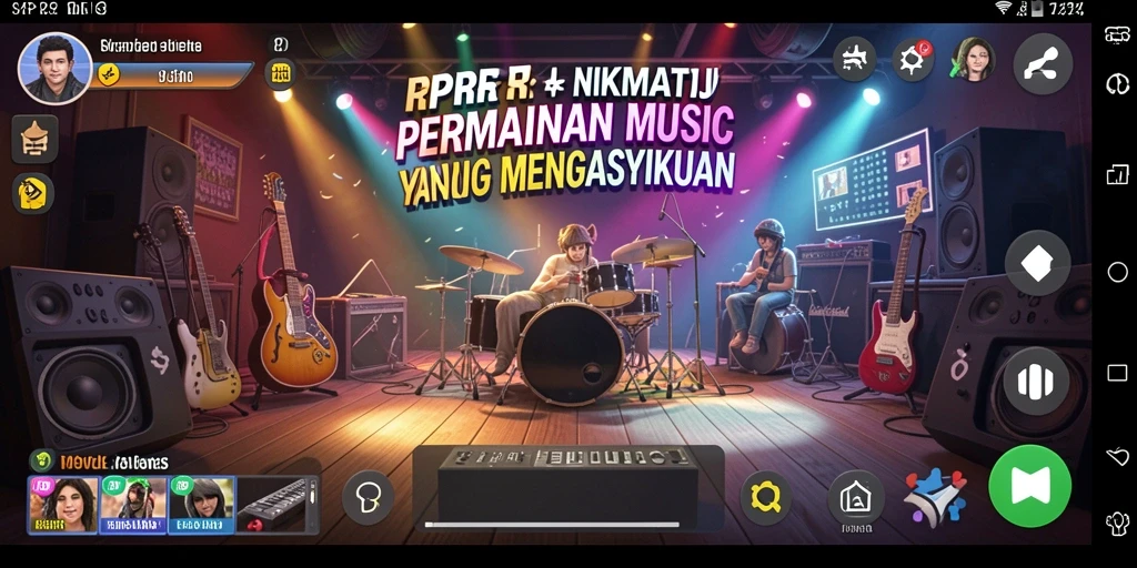 Tampilan gameplay RPRR yang seru dan penuh warna.