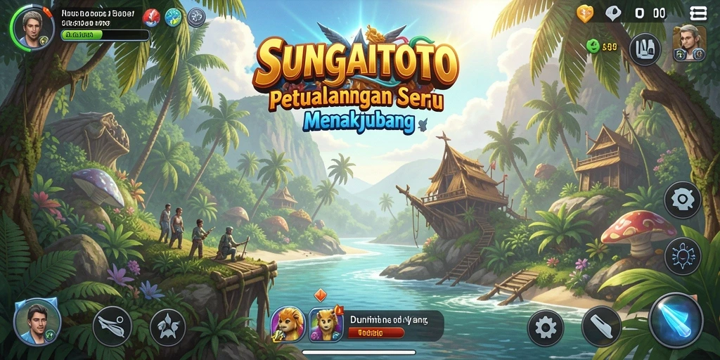 Gameplay SUNGAITOTO dengan grafik menakjubkan dan petualangan seru.